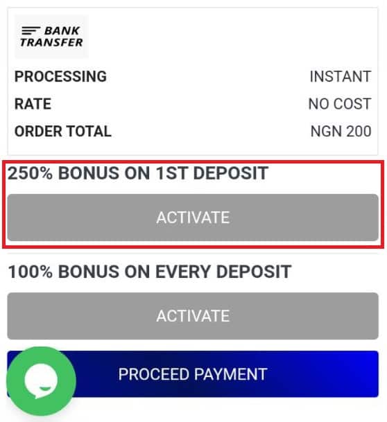 Booster99 welcome bonus