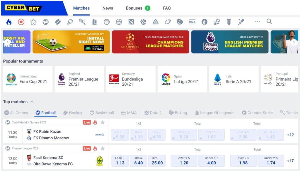 cyberbet website
