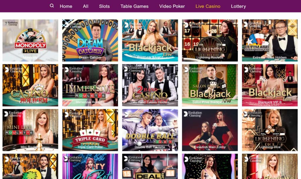 magical spin live casino