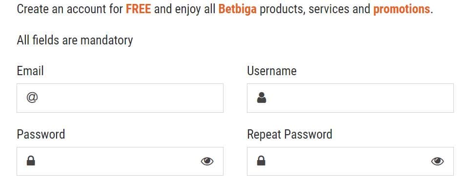 betbiga registration