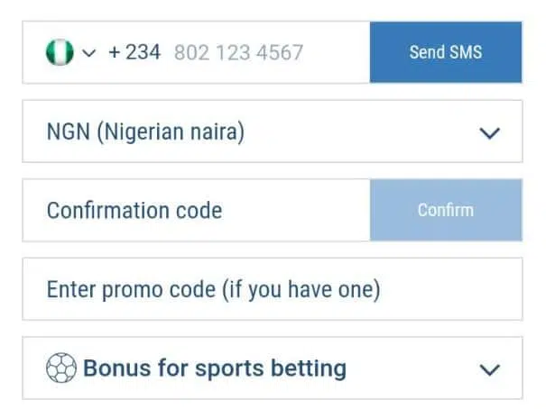 1xbet mobile registration
