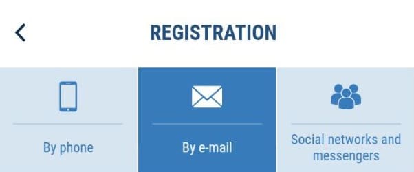 registration options