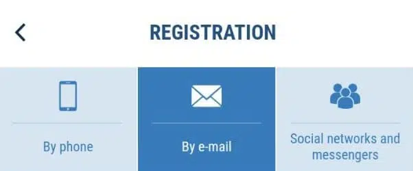 registration options