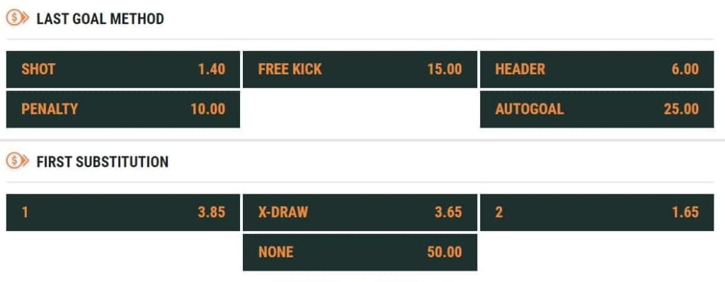 special betting markets