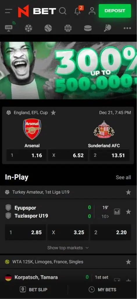 n1bet mobile website