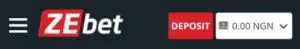 deposit button