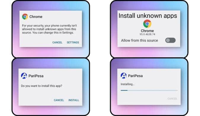 android app installation