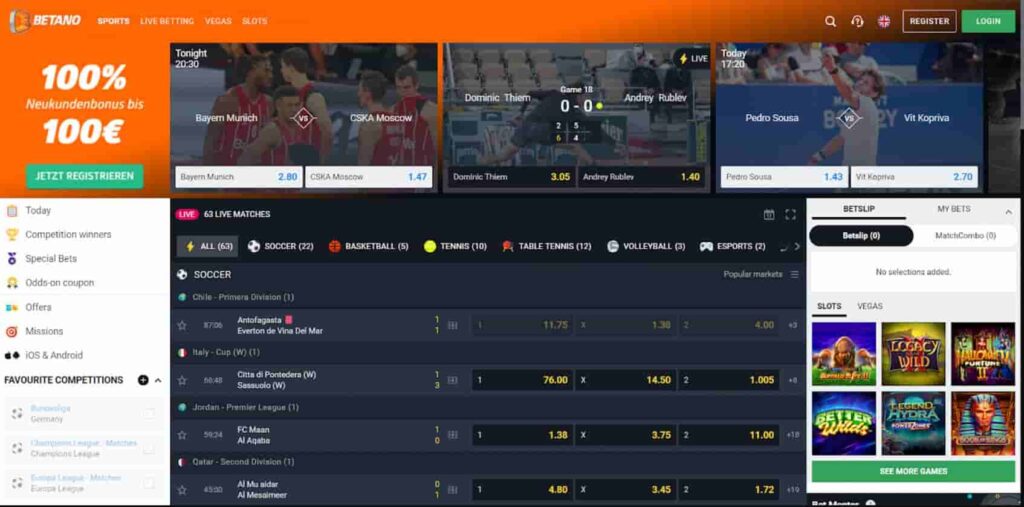 betano desktop website