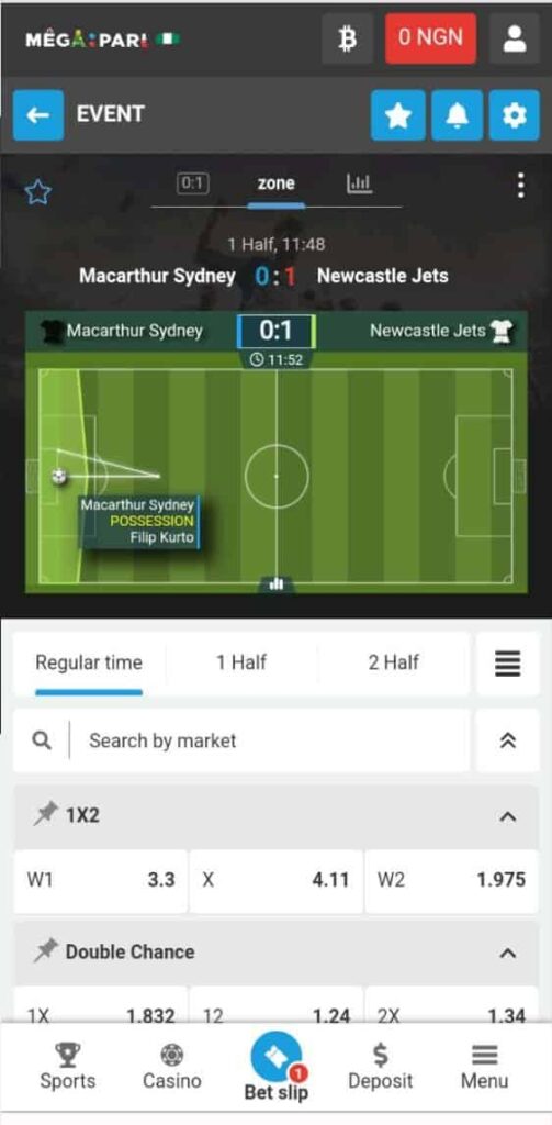 megapari mobile betting