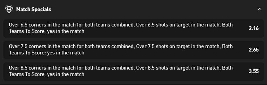 livescorebet betbuilder markets