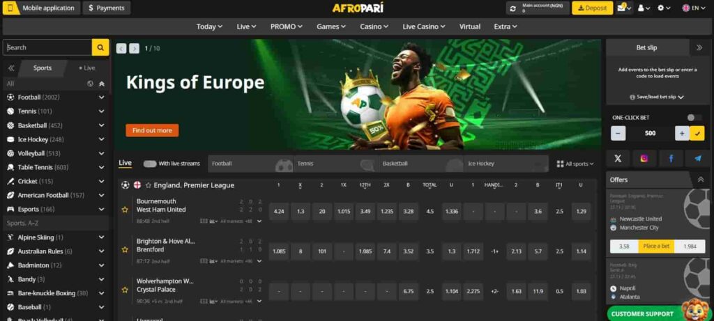 afropari desktop site