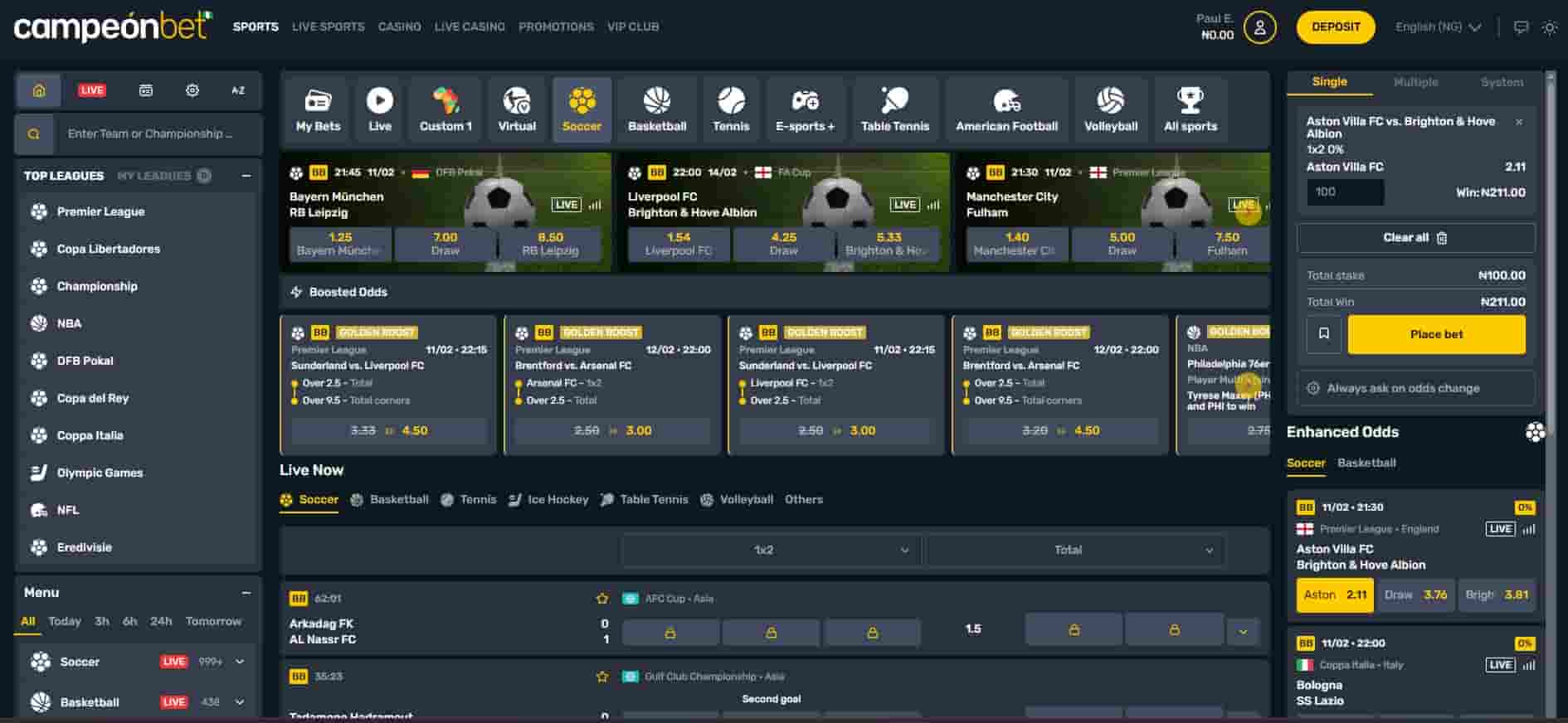 campeonbet desktop site