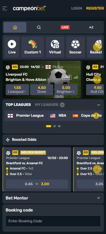 campeonbet mobile website