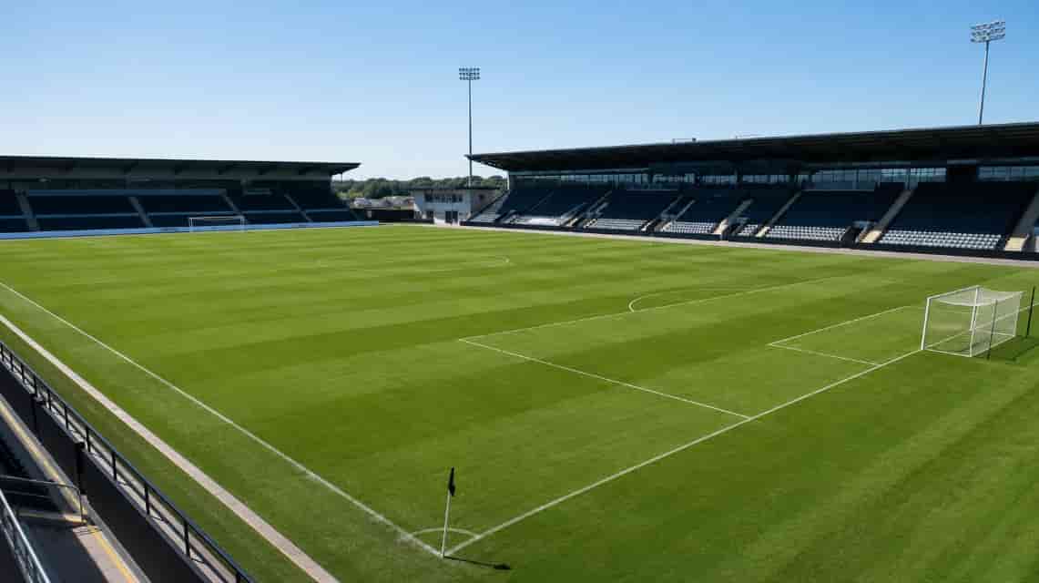 Empty football pitch used to illustrate how TopBettingSites.ng reviews betting sites