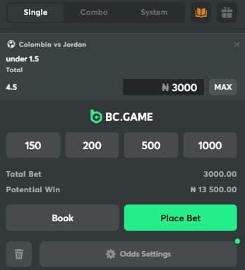 BC game mobile betslip